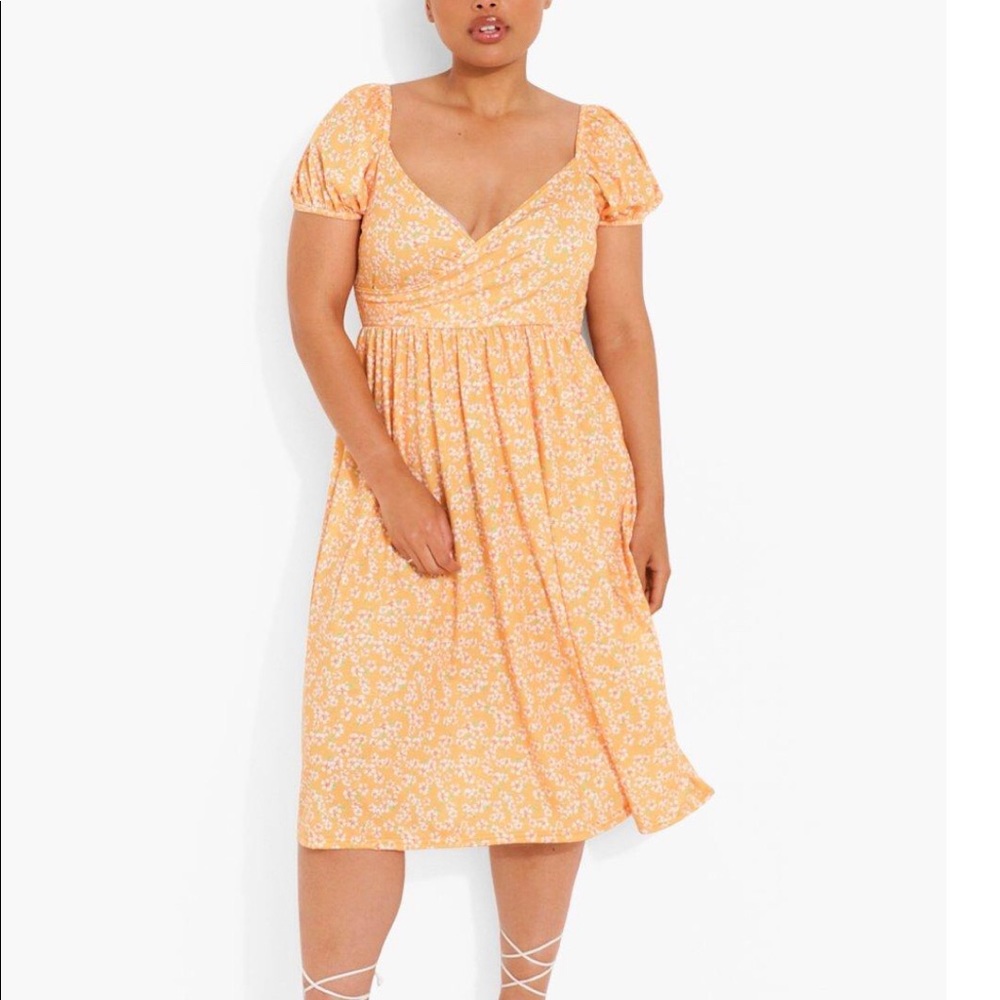 Ditzy floral print dress